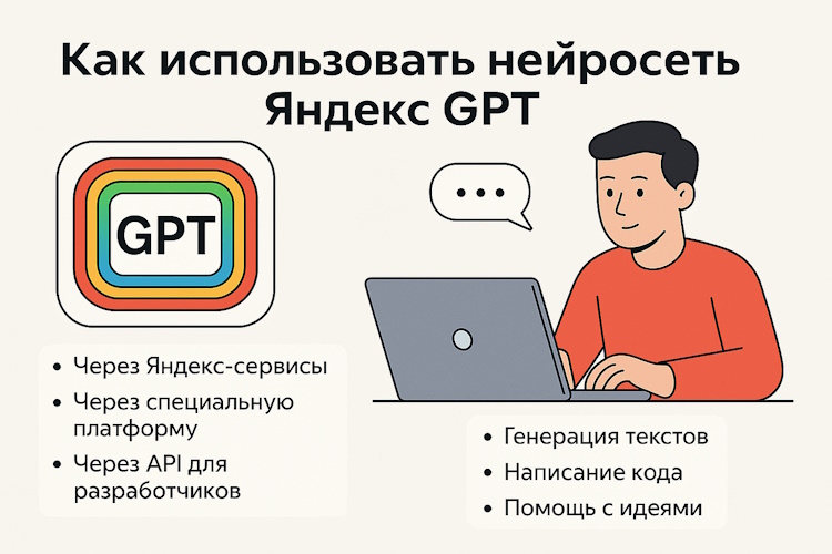 Как использовать нейросеть Яндекс GPT