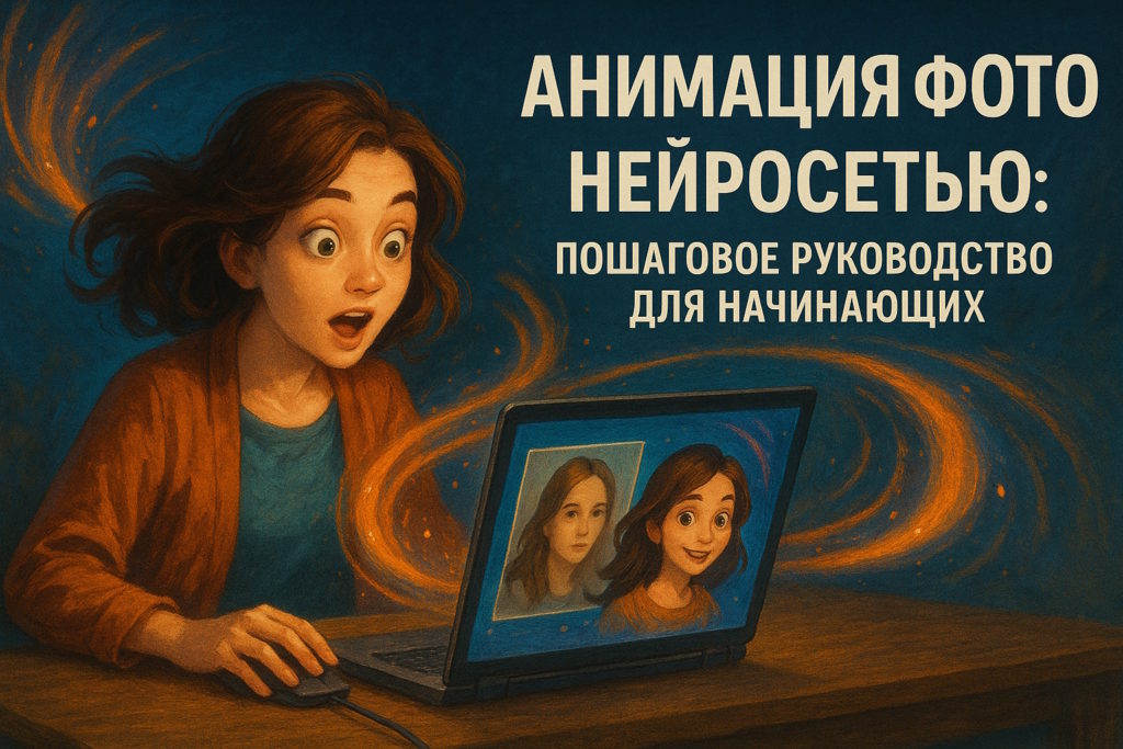 Анимация фото нейросетью: пошаговое руководство для начинающих