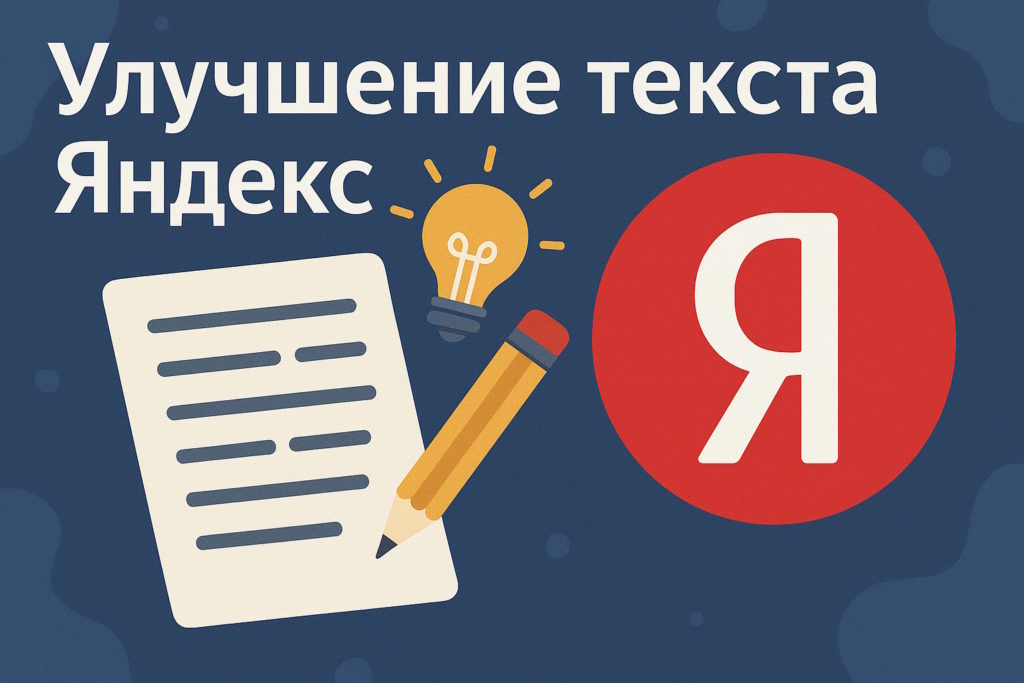 Улучшение текста Яндекс